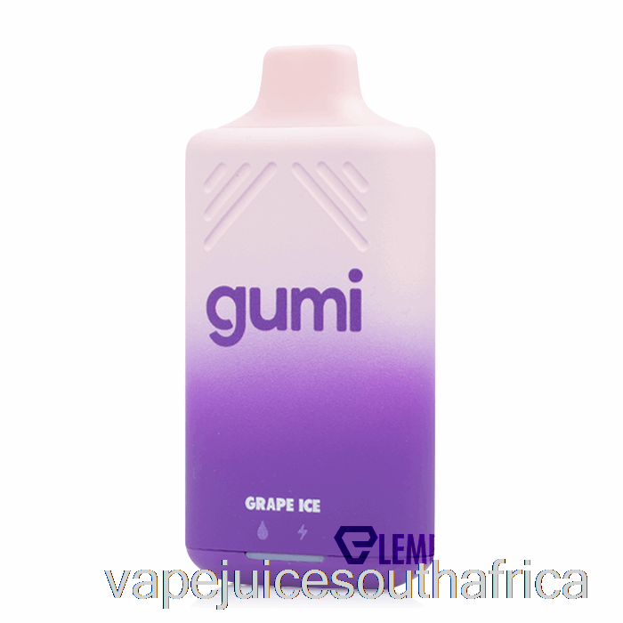 Vape Juice South Africa Gumi Bar 8000 Disposable Grape Ice